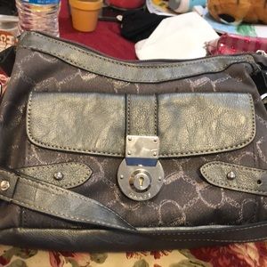 Chaps Gray Small Purse